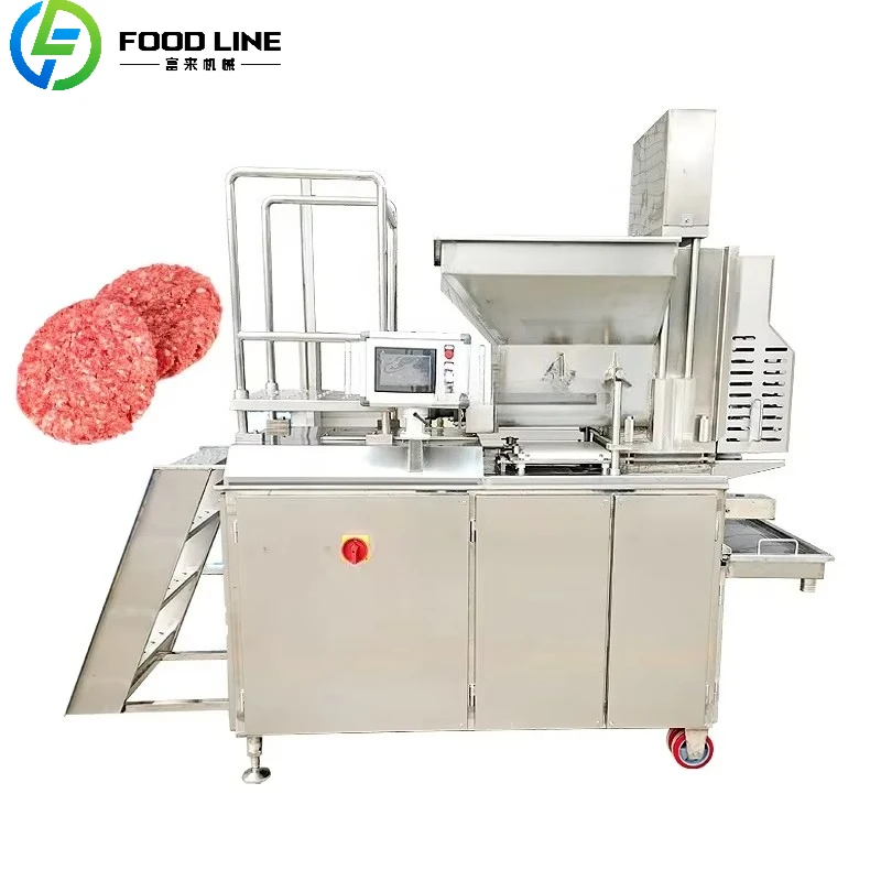 حار بيع التلقائي الجامايكي لحوم البقر برغر باتي صنع تشكيل قالب صب آلة تشكيل باتي همبرغر