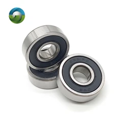 8pcs 6201RS 베어링 ABEC-7 12x32x10mm 깊은 홈 6201-2RS 볼 베어링 6201RS 180201 RS RS 6201 2RS