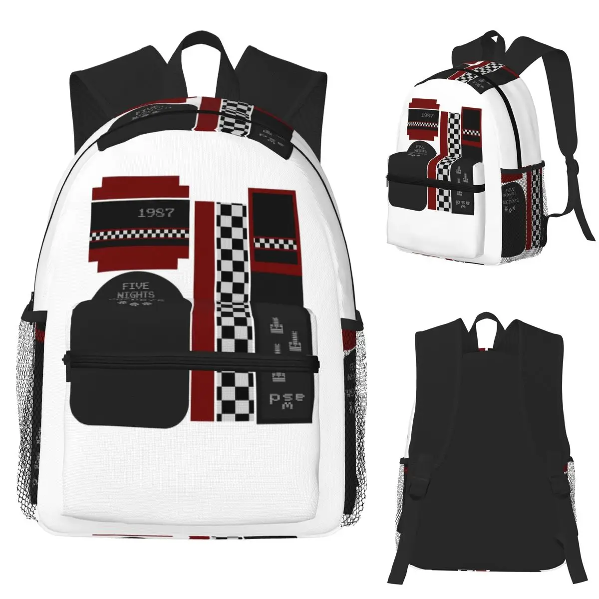 

Five Nights At Freddy's Backpack Student Backpack School Bag Hiking Travel Daypack for Men Women Fashion Bookbag Shoulder Bags