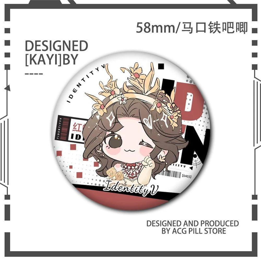 58mm Anime Honkai：Star Rail Dan Heng·Imbibitor Lunae Cosplay COSTUME Badge Tinplate Brooch﻿ Prop Gift