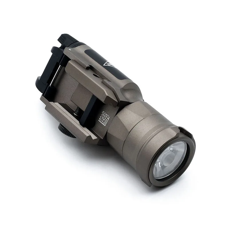 Metal XH35 Weaponlight Ultra-High Dual Output 1000 Lumen White LED Tactical Light Brightness Adjustment & Strobe White Light