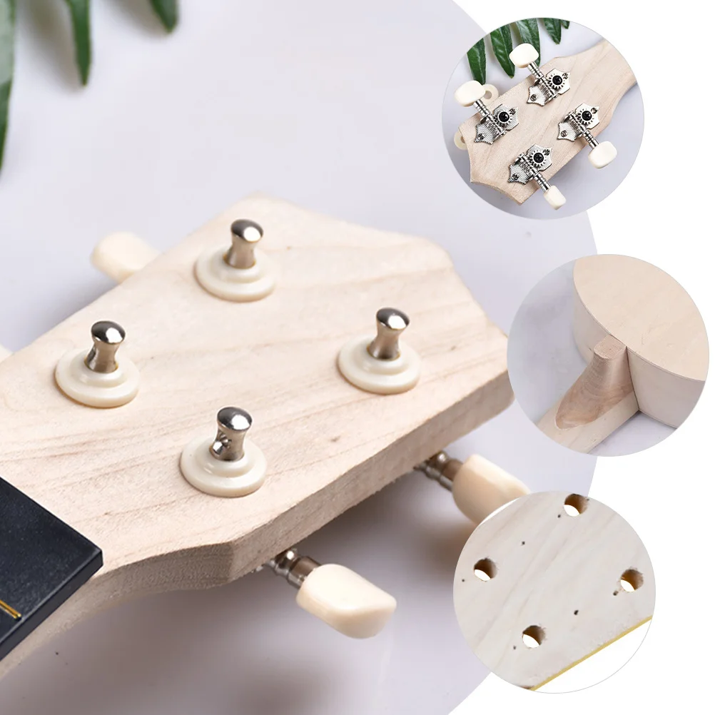 

Ukulele Material Pack Finger Board Accessories Kit Graffiti Instrument Wood Painting Handmade Parent-