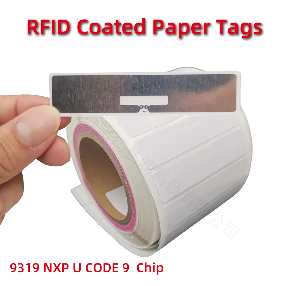 RFID UHF Tags Sticker 860-960MHz Long Range UCODE U9 Lable Adhesive for Sports Timing Race Vehicle Asset Inventory Rfid