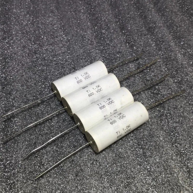 

5PCS TI 1UF 600V 105J thick copper foot coupling divider film capacitor