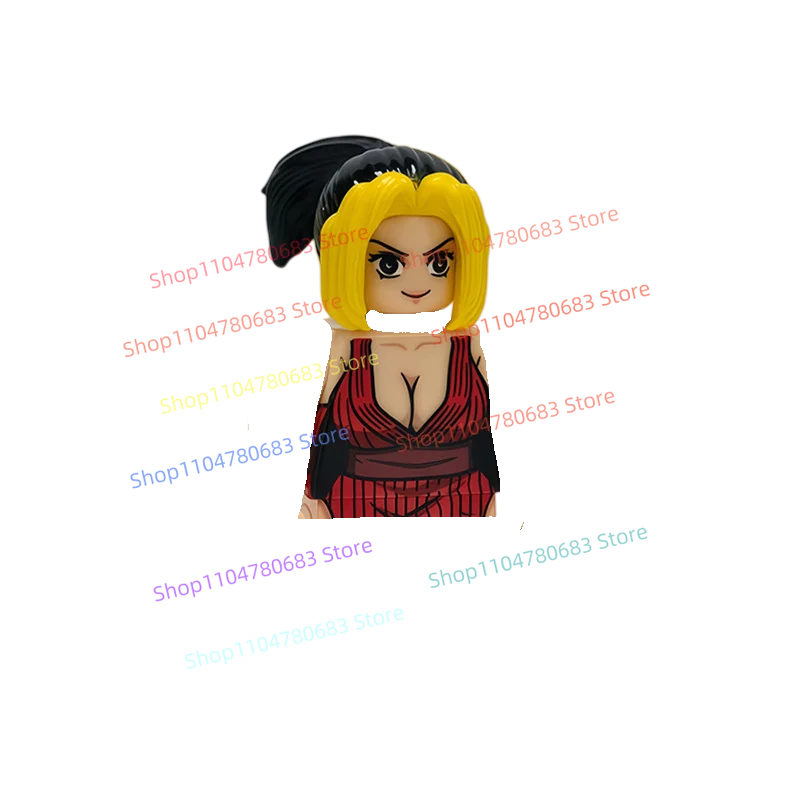 New MOC Minifigure Cartoon Anime Game Protagonist Toy Model Ornaments, Holiday Gifts