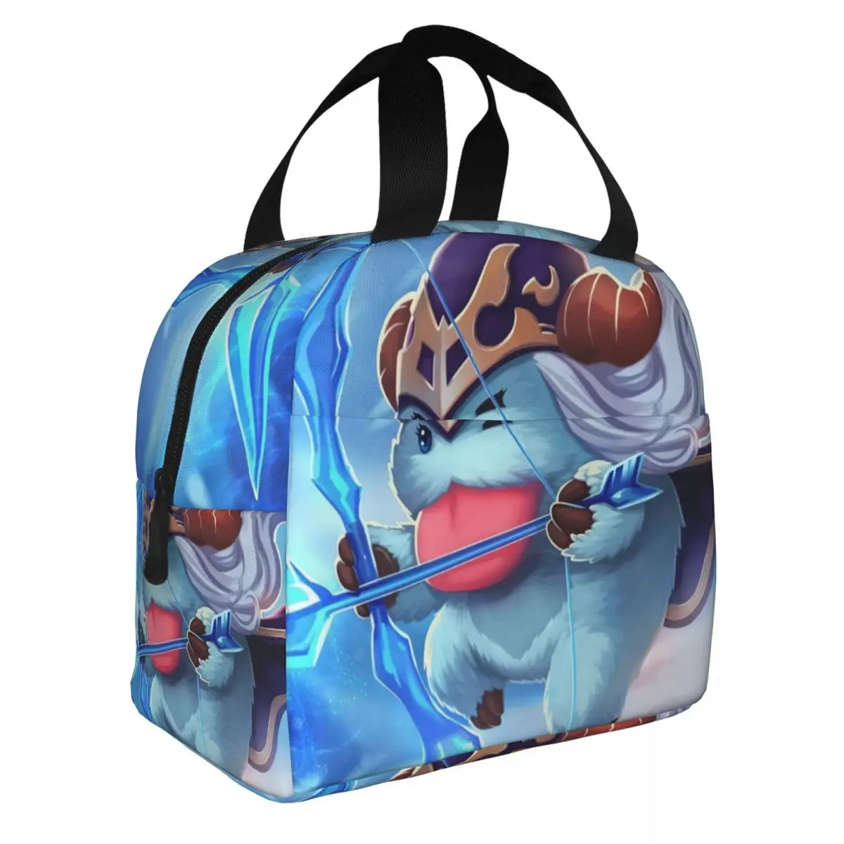 

League Of Legends Lunch Bento Bags Portable Aluminum Foil thickened Thermal Cloth Lunch Bag for Women Men Boy