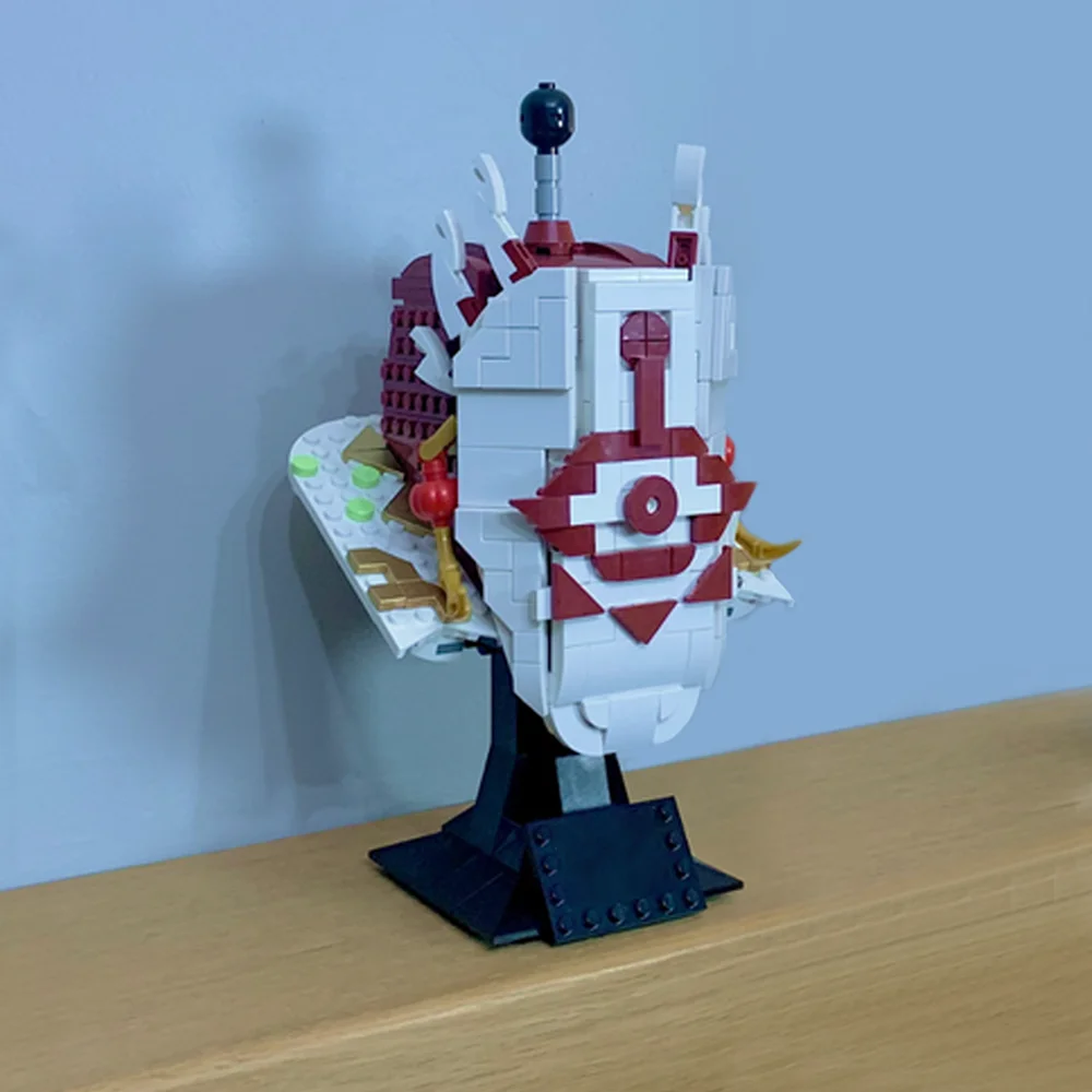 MOC Masters Kohga Hełm Klocki Model Gra Wilderness Kohgas Cegły DIY Zestaw do Składania Zabawka dla Dzieci Prezent