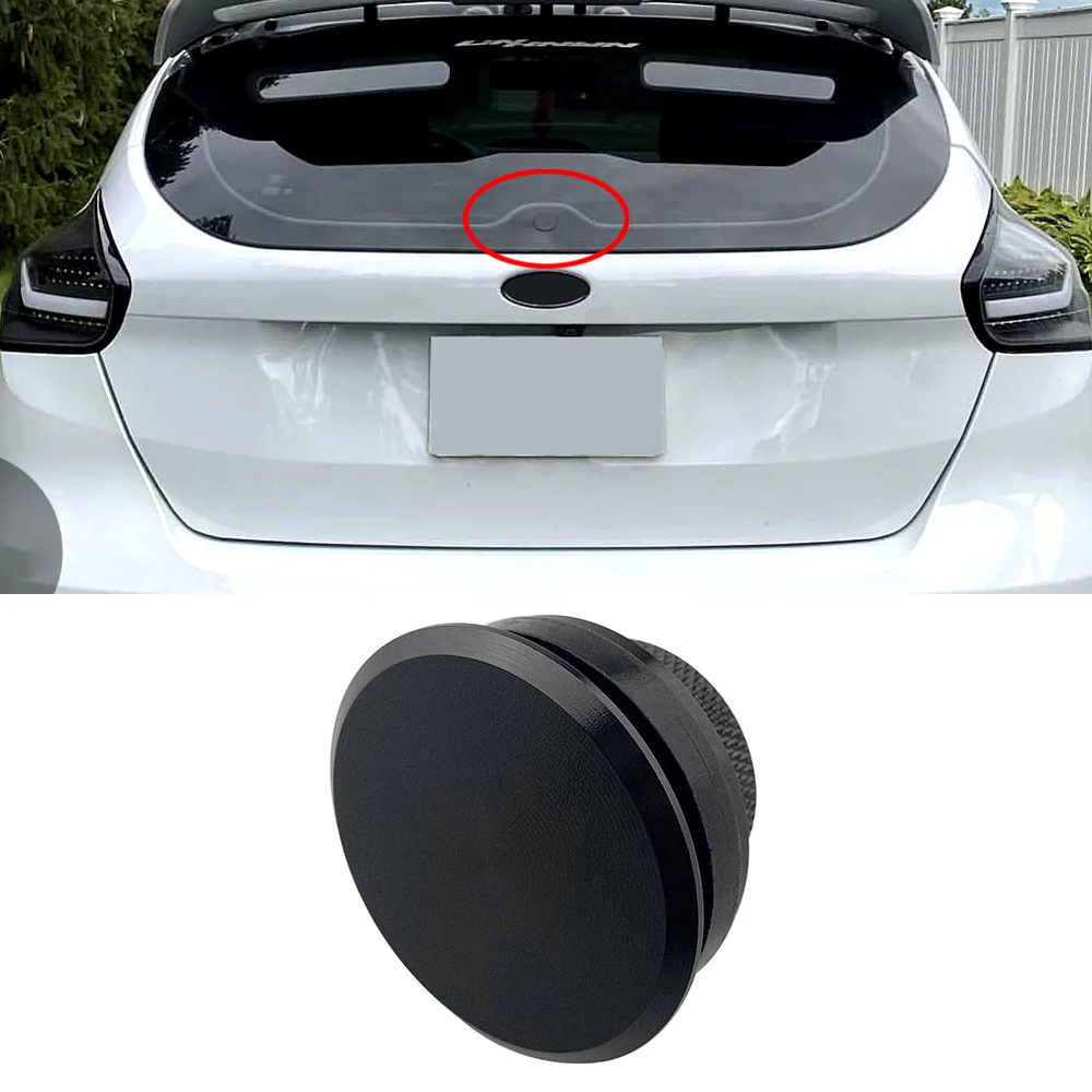 Rear Wiper Cap Delete Cover Kit for Ford Focus RS ST MK2 MK3 MK4 2006-2025 Rear Windshield Wiper Remove Bung Block Off Plug Cap