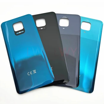 Cubierta trasera de la batería para Xiaomi Redmi Note 9S 64MP 3D Panel de cristal puerta trasera para Redmi Note 9 Pro funda de repuesto