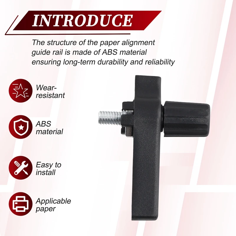 Hot Wire Binding Machine Paper Stopper, Adjustable Side Margin Guide For Precise Alignment