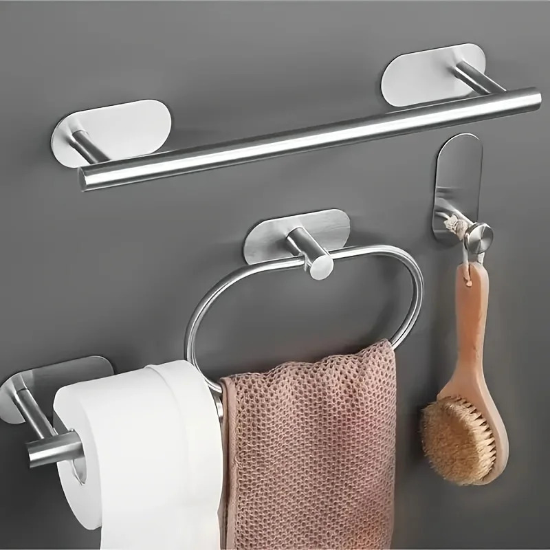 Over The Door Hooks, Towel Rack with 6 Hooks, Towel Holder for Hanging Heavy Duty, Door Rack Over Door Hanger for Bedroom Bathroom Kitchen - view 2