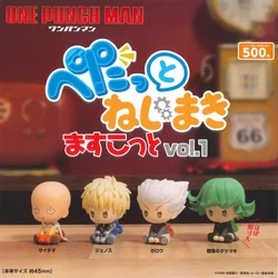 Original ONE PUNCH-MAN Gashapon Toy Vol.1 Saitama Genos Garou Terrible Tornado Action Figure Capsule Toys Kids Gift