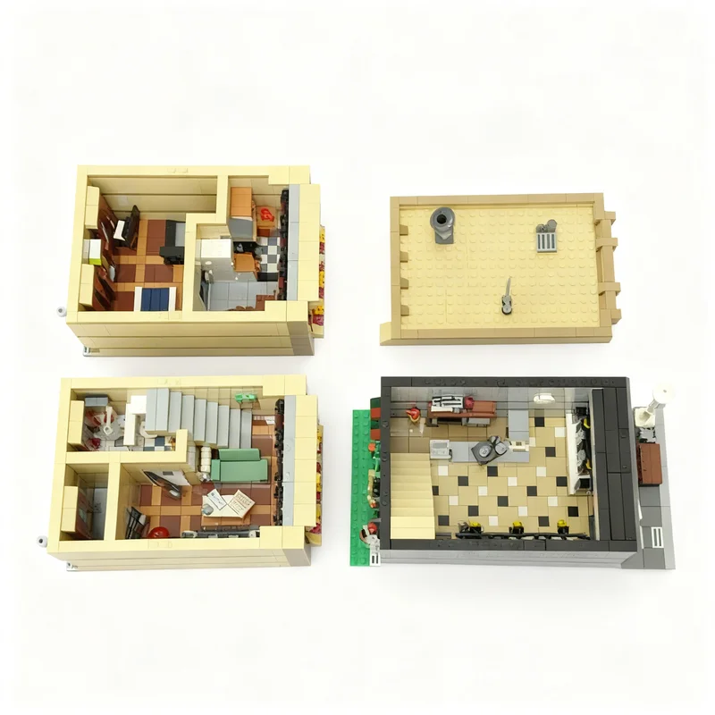 2753pcs MOC 모듈형 거리 풍경 모듈형 전자 상 - Diy Electronics Store 리뷰 및 가격