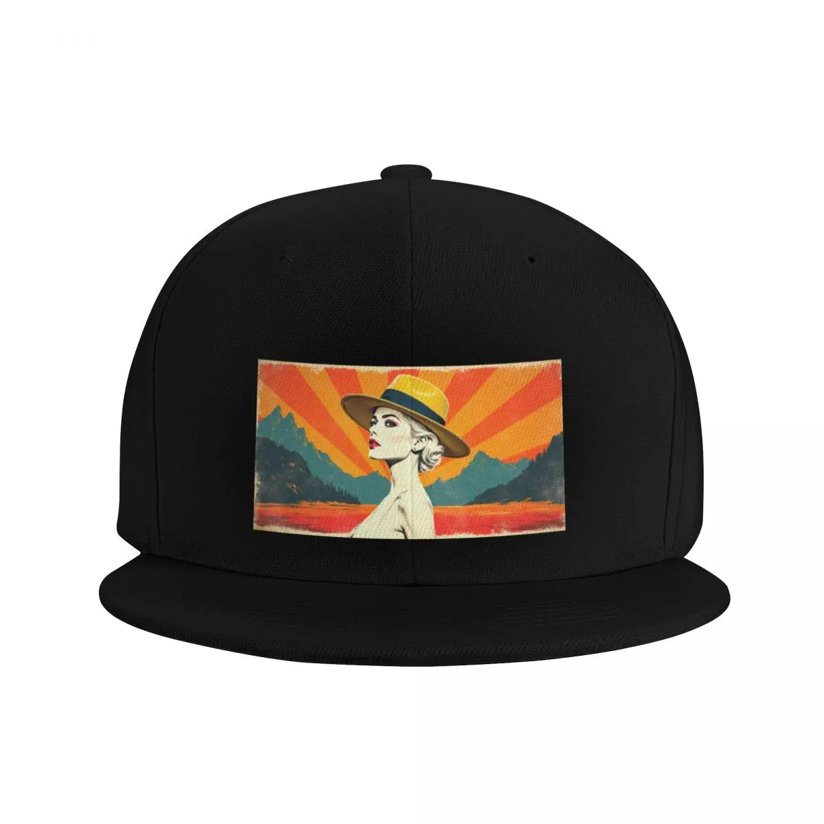 Y2K Retro Gothic Lana Caps Del Rey Print Beach Accessories Visor Cap Anime Harajuku Streetwear Hat Punk Fashion Style