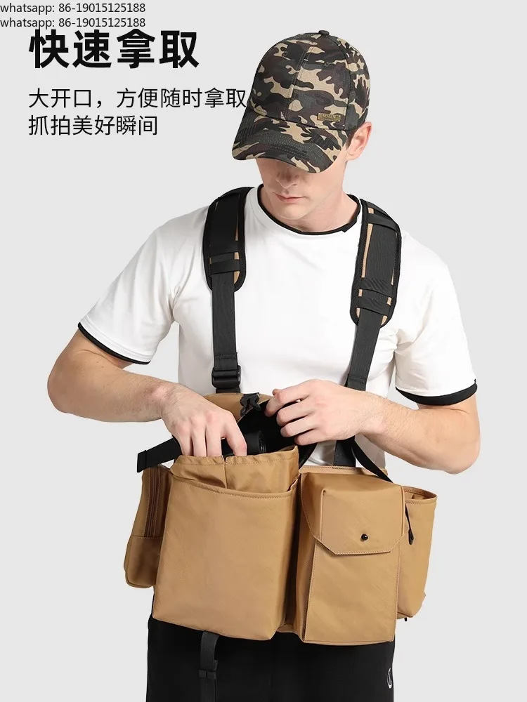 Camera Waist Bag Storage Shoulder Bag Waterproof Digital Outdoor Portable Dustproof Lens Bag Universal Photography Accessories