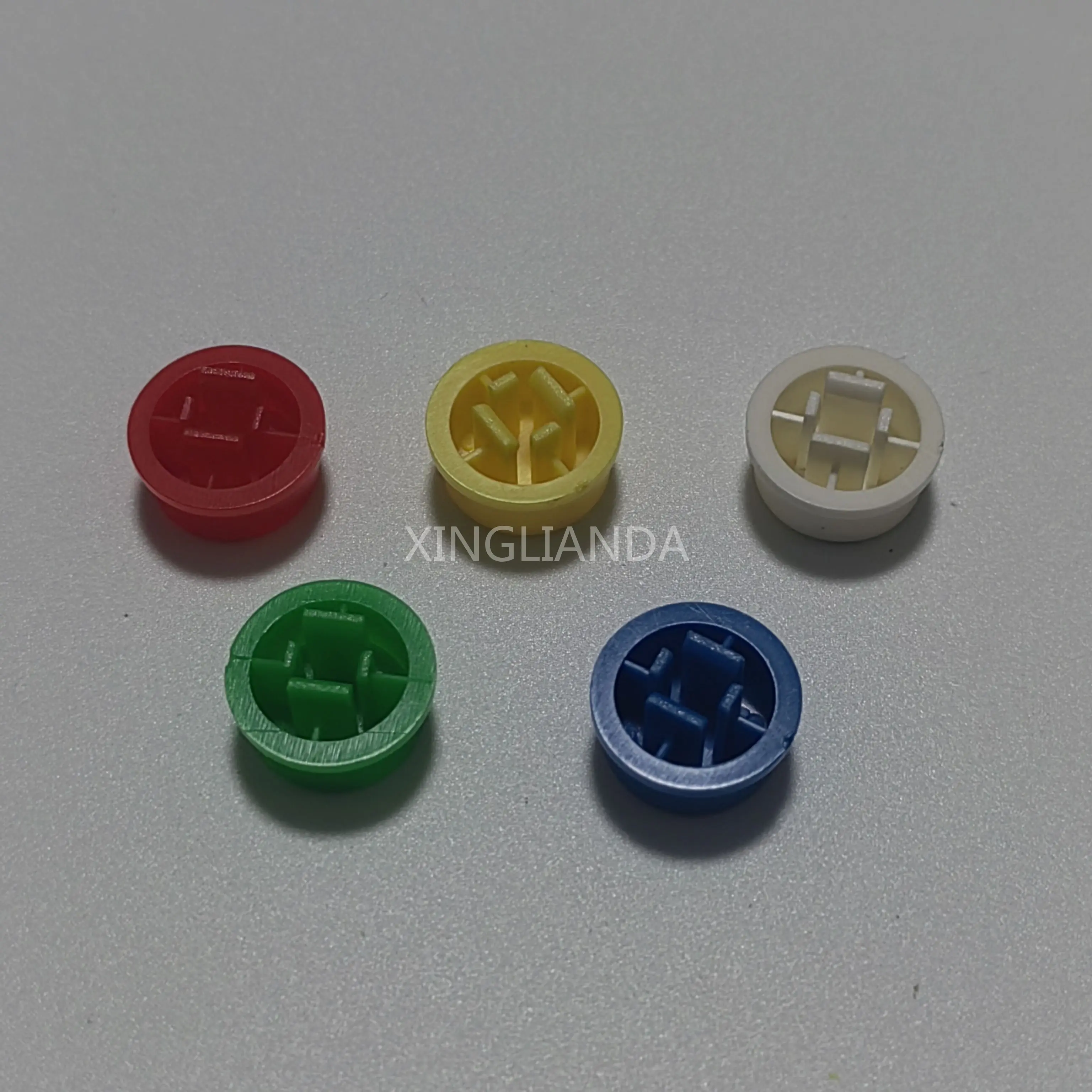 20PCS/set Tactile Push Momentary 12*12*7.3MM Micro switch button + (20PCS 5 colors Tact Cap)