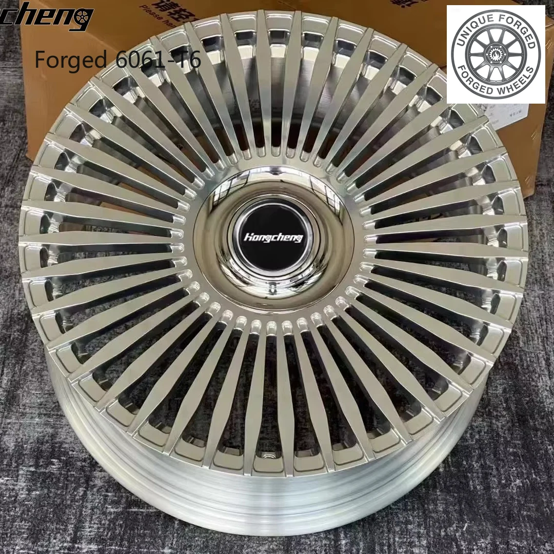 

New model of 26 Chrome Rim Wheels 5x120 5x114.3 5x127 18 20 24 Inch Forged Alloy Wheel for