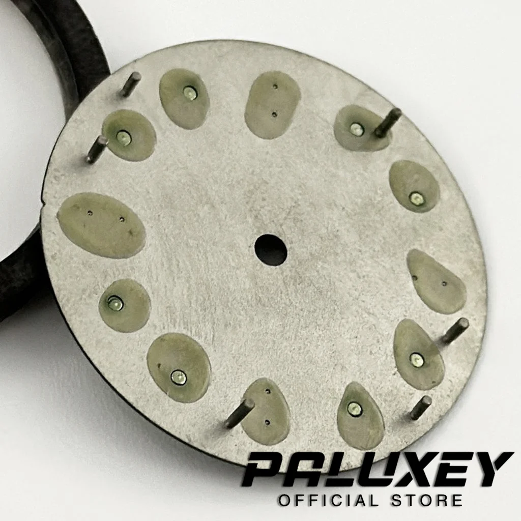 29 مللي متر العقيمة أسود رمادي ساعة الطلب مضيئة ساعة وجوه لحركة NH35 NH36 ETA 2824 2836 ميوتا 8215 Mingzhu DG2813 3804