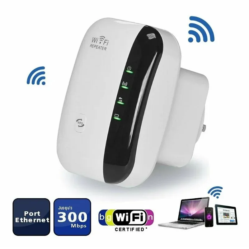 Booster Wifi Signal Amplifier Repeater Long Range 300M Wireless Routed Network Extender Enhances Small Steamed Bun Access Point