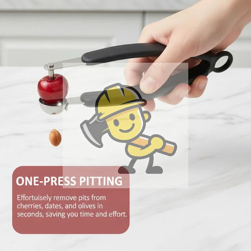 1Pcs Portable Multifunctional Cherry Pitter Remover Jujube Squeeze Pitter Fast Remover Tool Kitchen Gadget Fruit Vegetable Tools