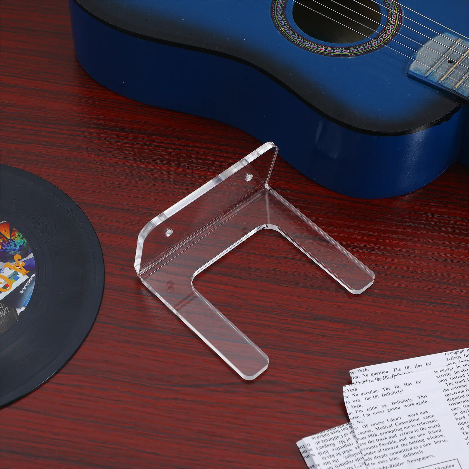 Guitar Wall Hanger Acrylic Hook Space Saving Display Holder for Acoustic Electric Guitars and Violins