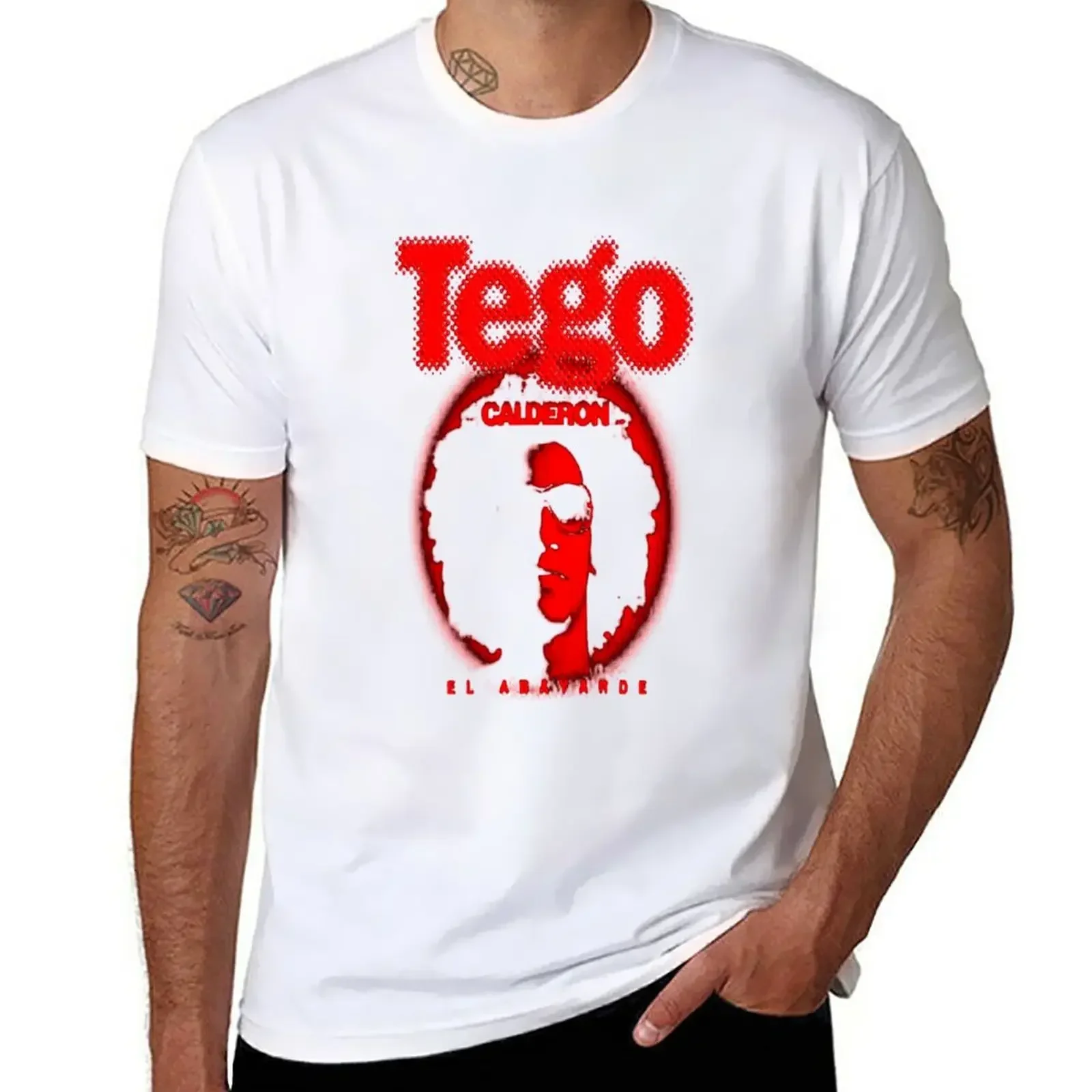 harajuku men's t-shirts Tego Calderon Classic T-Shirt Short sleeve funny vintage graphic t shirts oversized t shirt men clothing