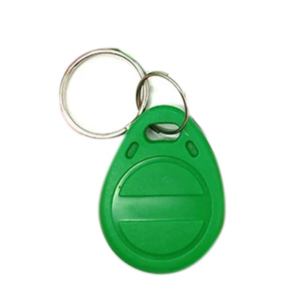 100Pcs EM4305 T5577 Copy Rewritable Writable Duplicate RFID Tag Copy 125Khz Card Proximity ID Token Keyfobs Green