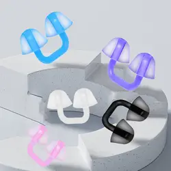 Choking-proof Nose Plug for Swimming Premium Silicone Swimming Nose Plugs Comfortable Waterproof Nose Clips for Adults Kids