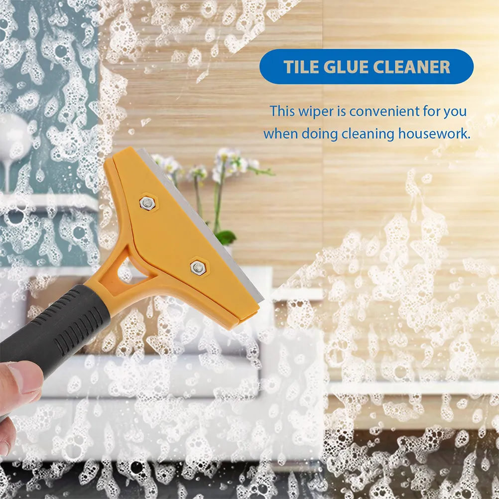 

1Pcs Tile Cleaning Scraper Comfortable Non-Slip Handle Home Glass Ceramic Floor Surface Paint Tape Adhesive Removal Cleaning