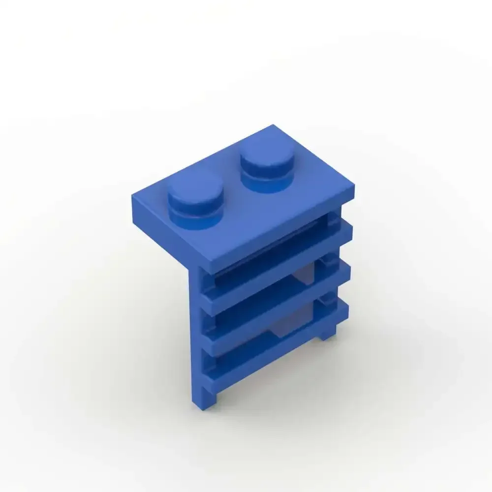 MOC 10PCS 4175 1X2X2 - 1x2 Plate Ladder Building Blocks Grating Striped Board Educational Bricks Particle Puzzle Toys Kids Gifts
