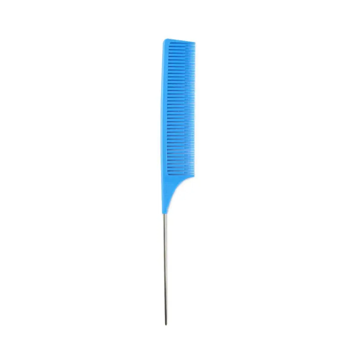 Professional Anti-static Black Fine-tooth Metal Spiked Stainless Steel Styling Salon Cut Comb - Hair Tail Comb