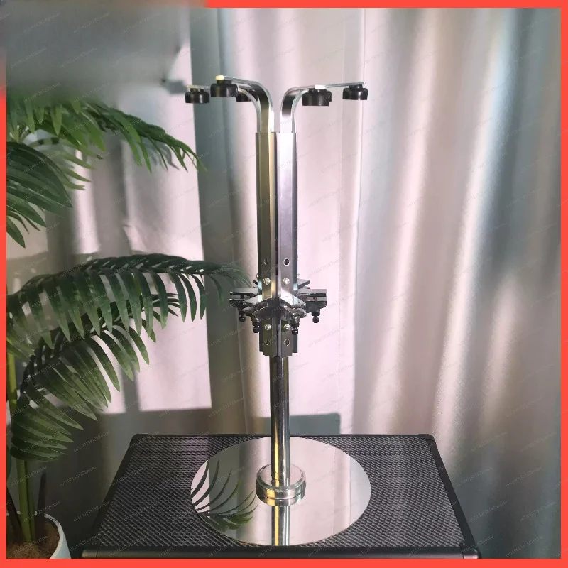 Stainless Steel Turntable for Perfume Bar，With Graduated Pump Head, Perfume Bar Equipment