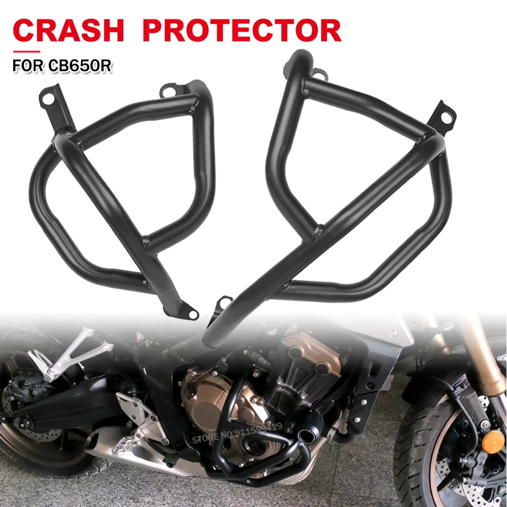 

Motorcycle Crash Bar Frame Engine Bumper Protection For Honda CB650R CB 650 R CB650 R 2019-2021 2022 Fall Protector Accessories