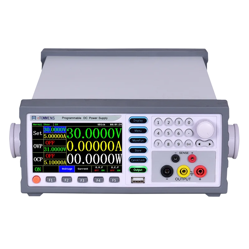 Programmable DC stabilized power supply 30V cabinet programmable color screen with five/six adjustable linear band communication