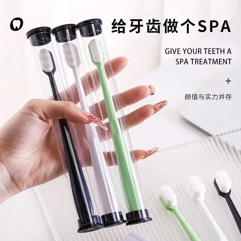 

Ultra-fine Soft Toothbrush Million Nano Bristle Adult Tooth Brush Teeth Deep Cleaning Portable Travel Dental Oral Care Brush