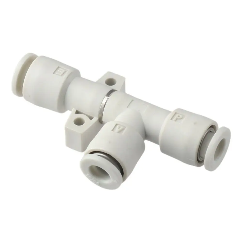 Durable Plastic Push in On Air Vacuum Ejector Aluminum Blue Venturi Tube White ZH05DS-06-06-06 Vacuum Generator Worker
