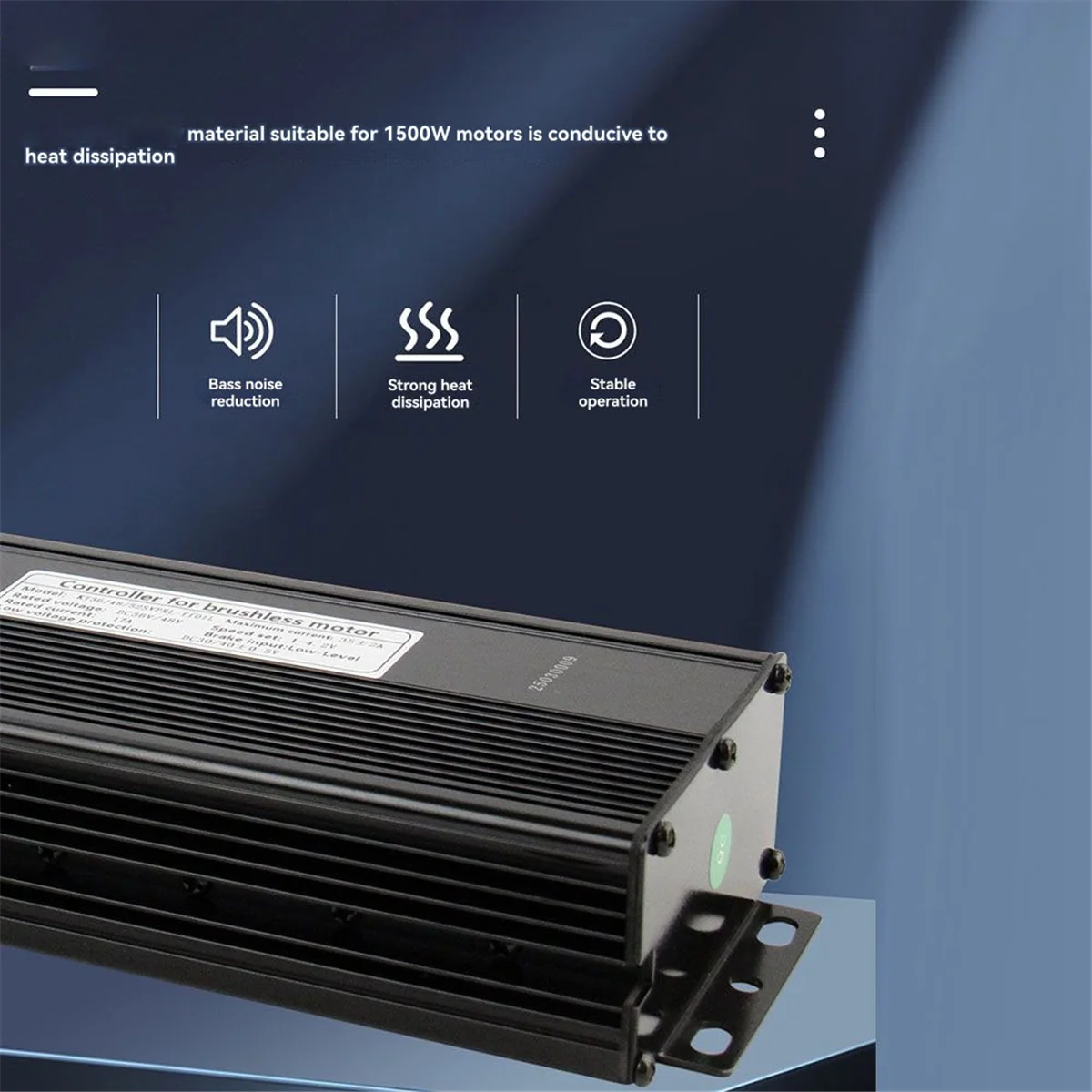 

N17R KT-35A Sine Wave Controller for 500W/750W Brushless Motors 36V 48V 52V Match Supports KT Displays