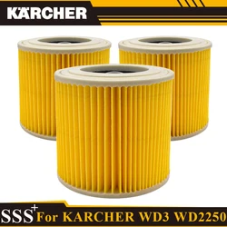 Filtro HEPA para Karcher WD2250 WD3.200 MV2 MV3 WD3 WD2, piezas de aspiradoras, accesorios, filtros, bolsas de polvo