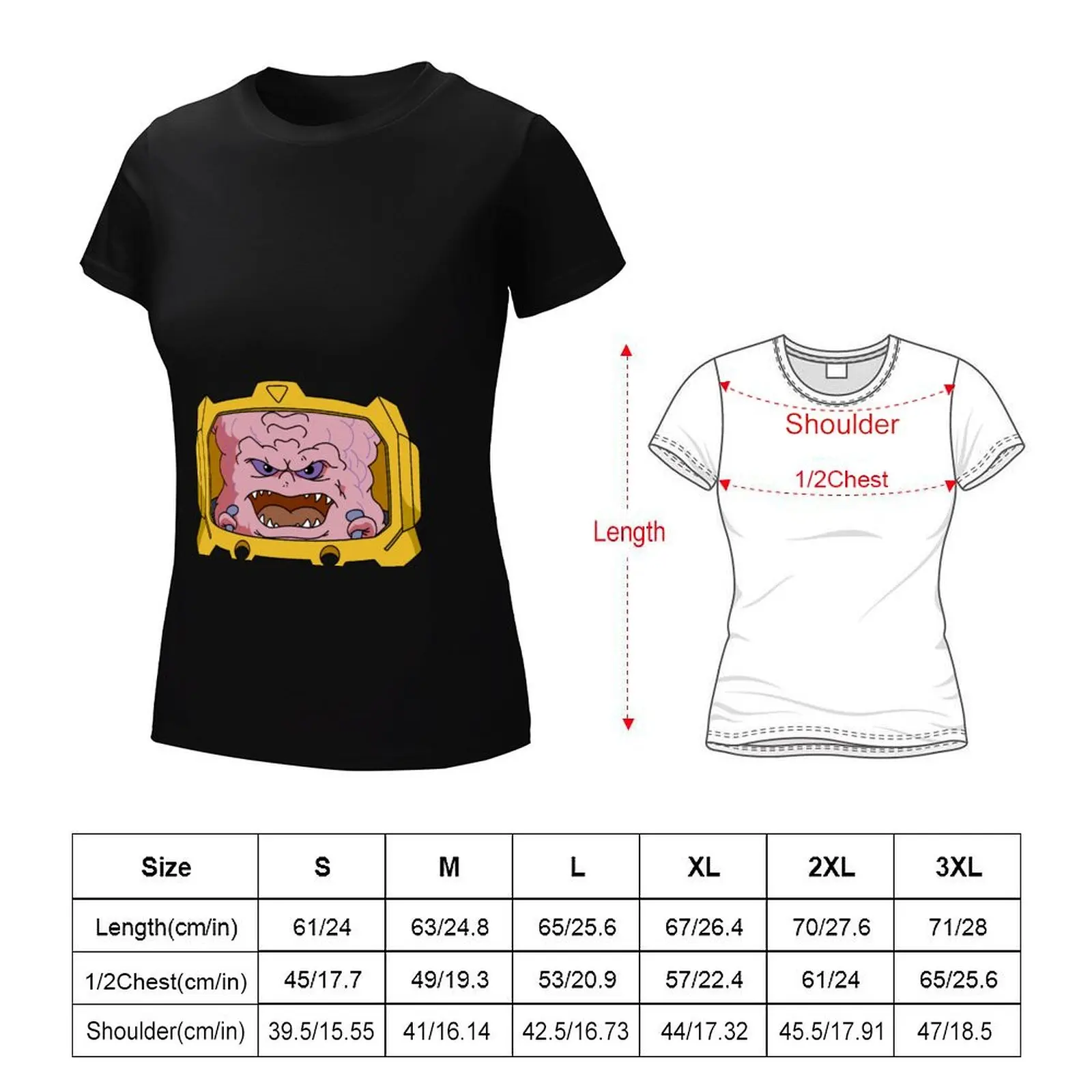 Krangs final form T-Shirt summer tops graphics lady clothes cropped t shirts for Women