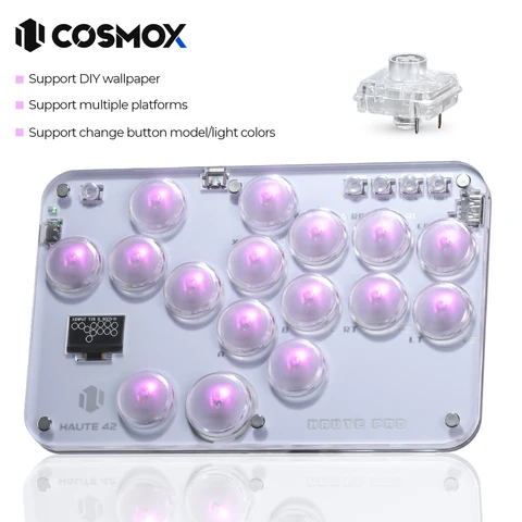 Haute42- COSMOX Mini Leverless Controller Fighting Hitbox Gaming…