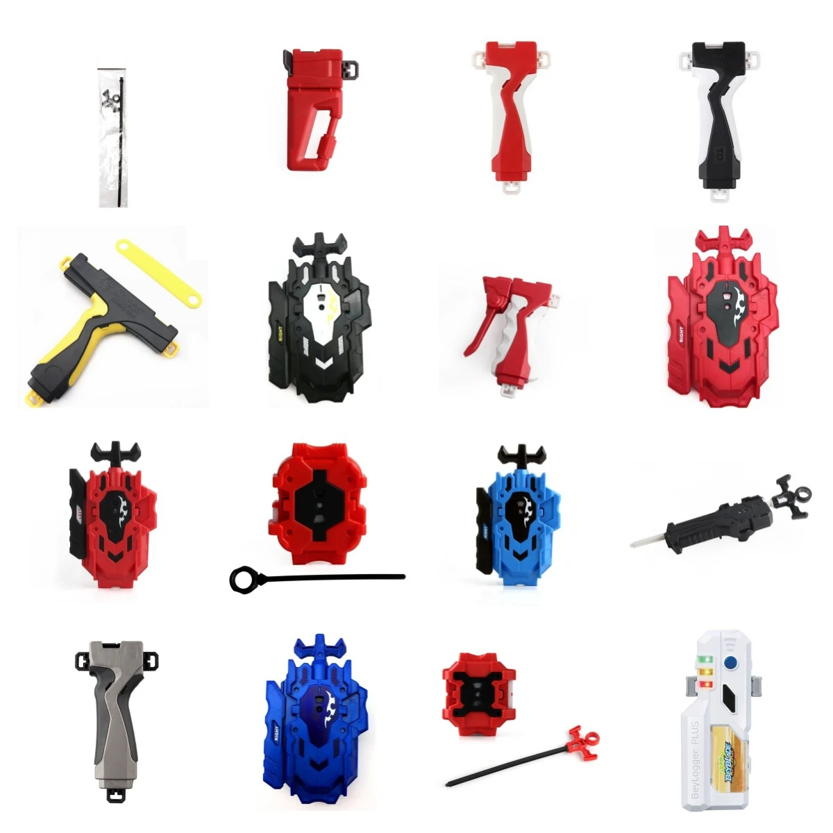 Grips Launchers for Battling Gyro Spinning Tops Toys