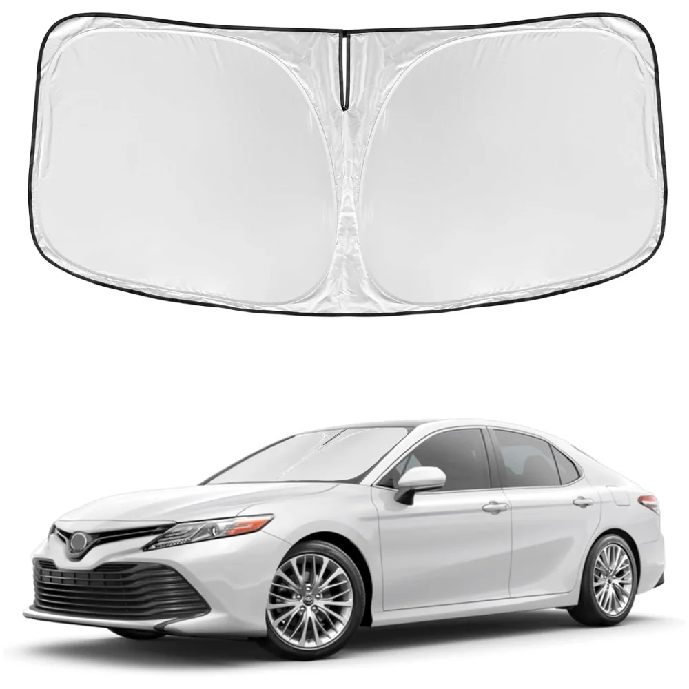 Custom Fit Retractable Windshield Sunshade For Toyota Camry 2007-2011 UV Block Front Window Sun Visor Cover