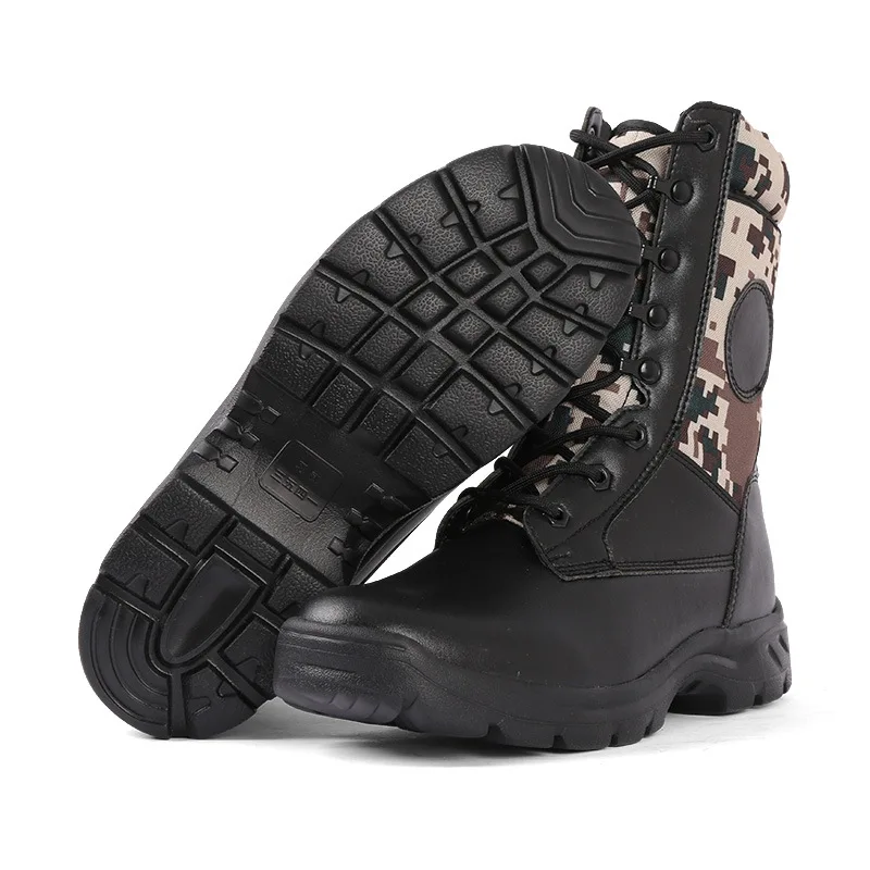 Botas de combate de camuflaje de alta calidad para hombre, botas tácticas transpirables, ligeras y cómodas, para aventuras al aire libre