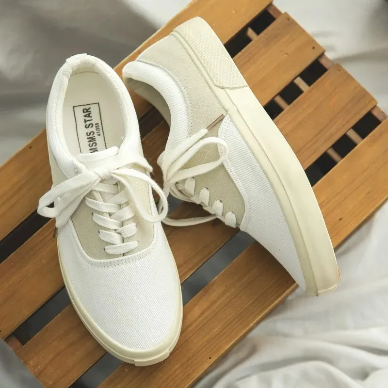 

2026 New Women's Canvas Shoes Fashion Lace Casual Shoes For Woman High Quality Flat Bottom Sneakers Designer Shoes Zapatos Mujer