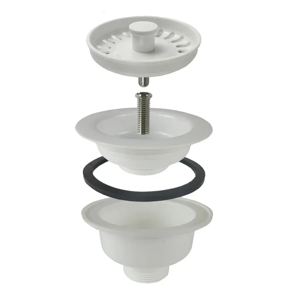 114mm Kitchen Sink Drain Assembly Kitchen Sink Filter Sink Sewer Strainers Waste Plug Filter Strainer Basket Stopper