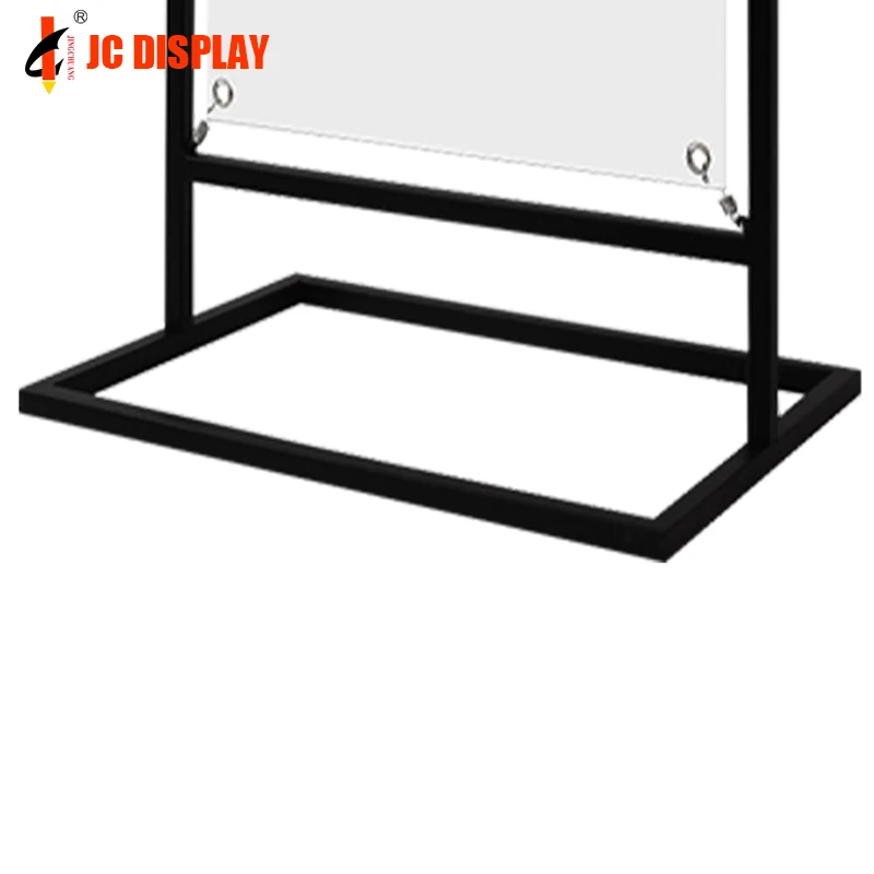 customized.Windproof Steel Hook Poster Stand