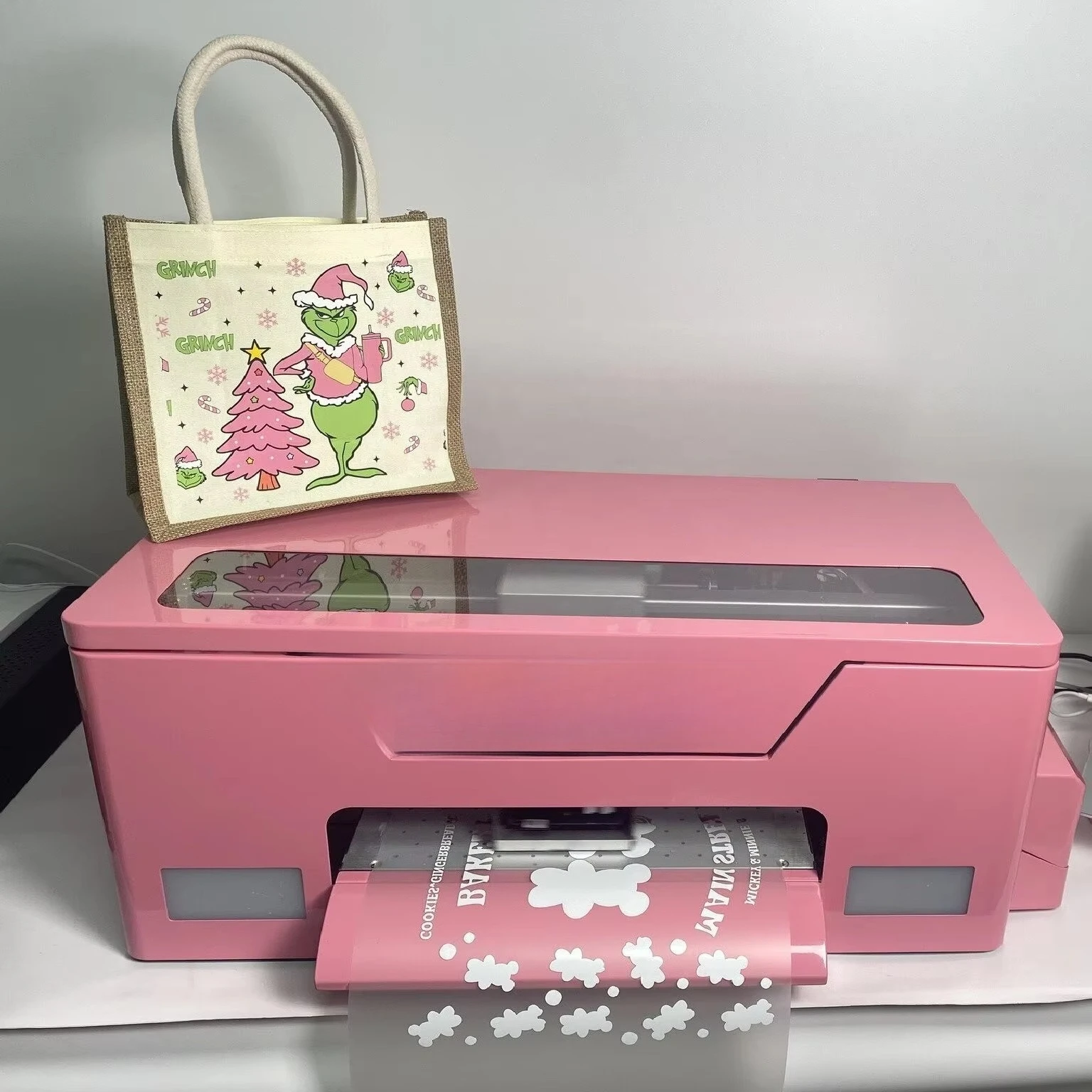 2025 Pink Digital  A3 DTF Printer XP600 Pet Film 13Inch Dtf Printer With Pink Oven for Any Textile