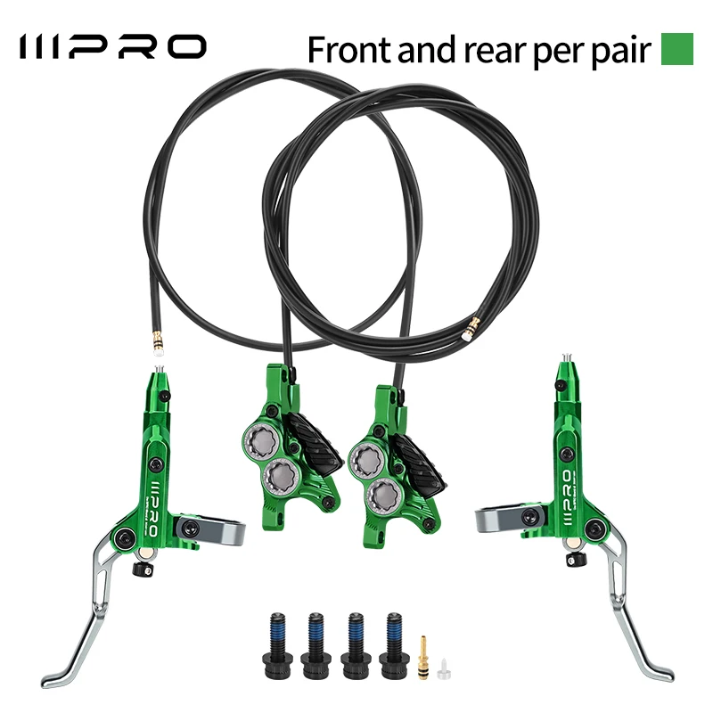 IIIPRO E4 C5X4 超軽量4ピストン自転車油圧ブレーキ 800/1550mm MTB