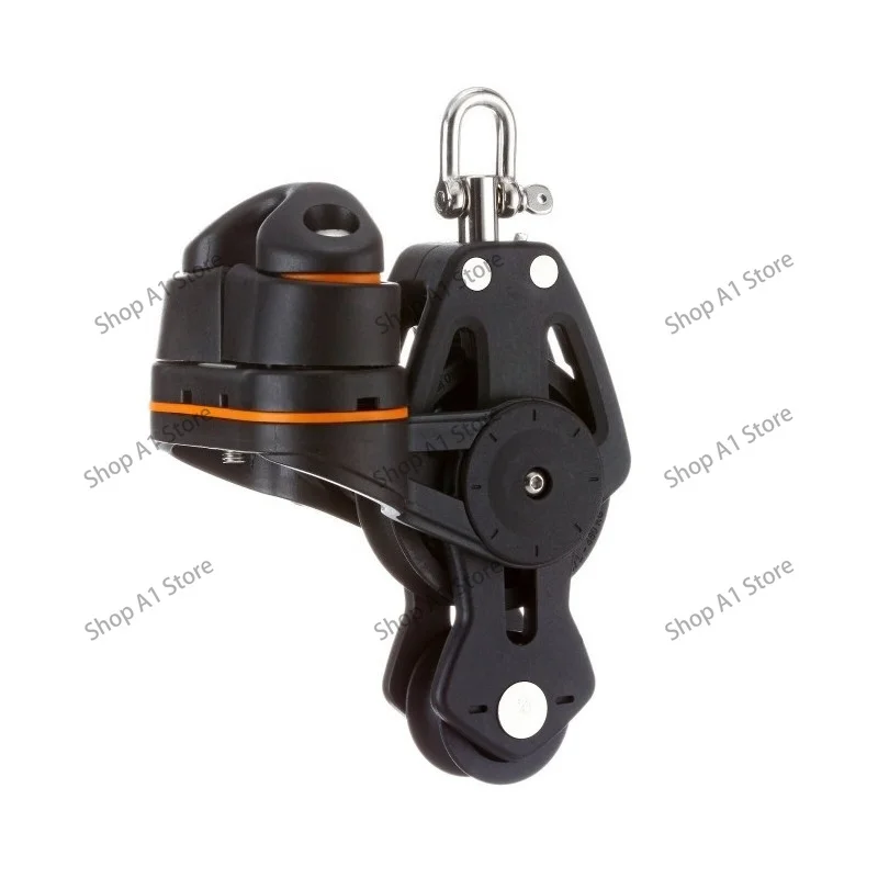35Mm wheel diameter 8mm wire diameter single wheel buckle/clamp rope Marine bearing pulley