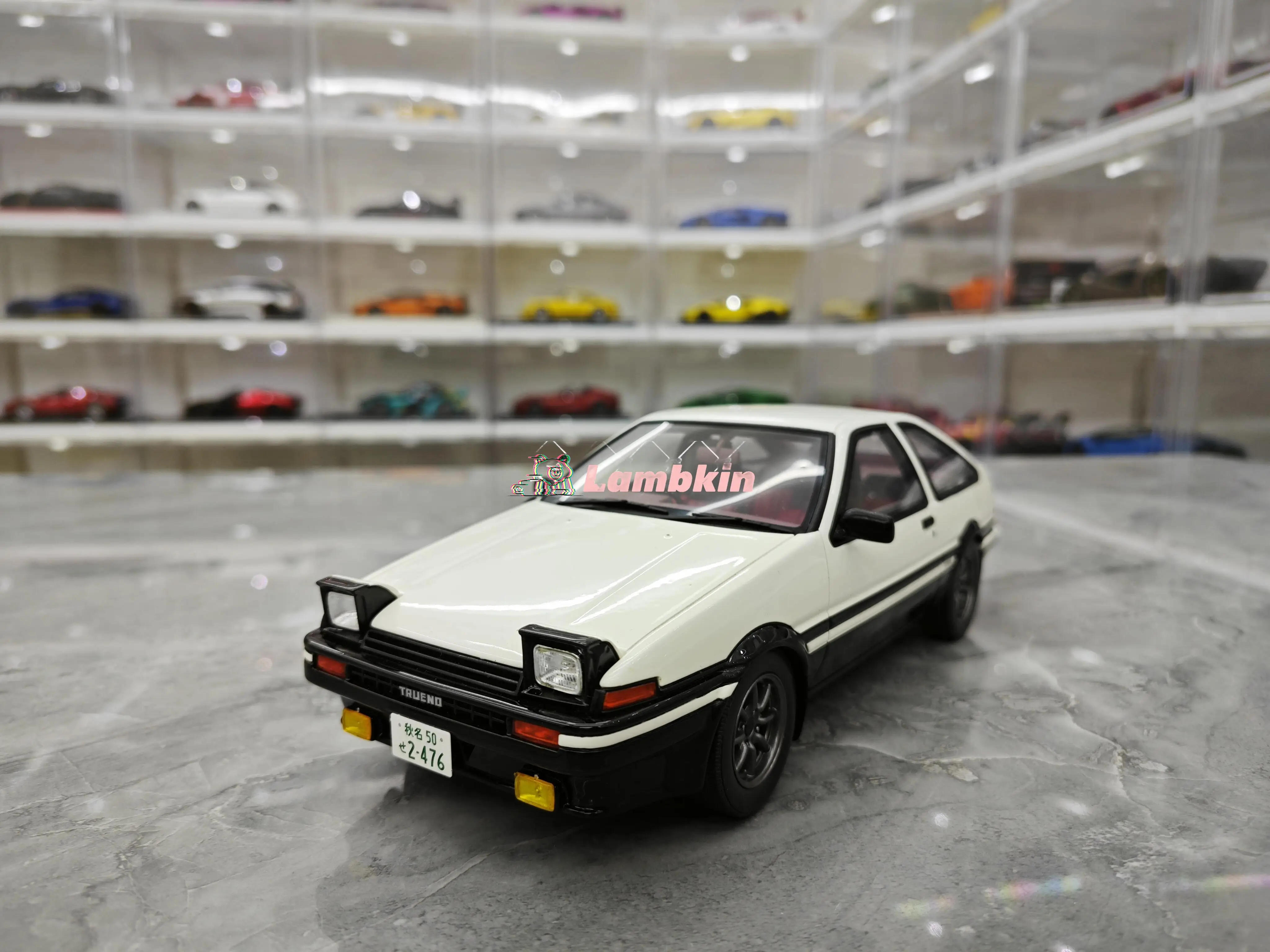 OTTO ae86 Heads D SPRINTER TRUENO simulation car model 1/18 unopenable resin car model collection gift